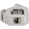 Delock RJ45 CAT6A UTP DIN rail adapter Keystone modullal szürke LSA