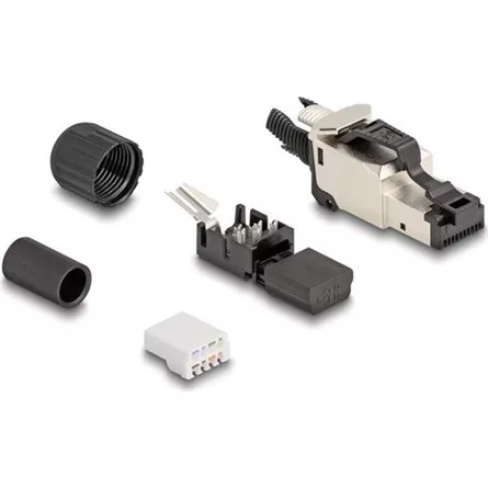 Delock RJ45 dugaszoló szerelvény Cat.6A