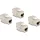 Delock Keystone modul, RJ45-aljzat Cat.6A STP 4 db.-os