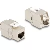 Delock Keystone modul, RJ45-aljzat Cat.6A STP 4 db.-os