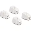 Delock Keystone modul, RJ45-aljzat Cat.6A UTP 4 db.-os