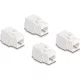 Delock Keystone modul, RJ45-aljzat Cat.6A UTP 4 db.-os