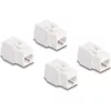 Delock Keystone modul, RJ45-aljzat Cat.6A UTP 4 db.-os