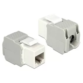   Delock LAN Delock 86341 Keystone modul RJ45 anya > LSA Cat6 UTP - Fehér