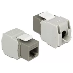   Delock LAN Delock 86342 Keystone modul RJ45 anya > LSA Cat6 UTP - Szürke