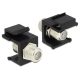 Delock LAN Delock 86350 Keystone modul F anya > F anya, fekete
