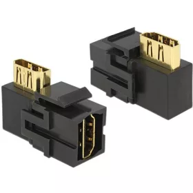   Delock LAN Delock 86358 HDMI anya > HDMI anya 90° elfordított Keystone modul - Fekete