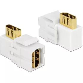   Delock LAN Delock 86359 HDMI anya > HDMI anya 90° elfordított Keystone modul - Fehér