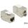 Delock RJ45 CAT6A UTP LSA CAT6 F/F keystone modul fém 24db