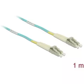   Delock LC Duplex -> LC Duplex M/M adatkábel 1m kék Multi-mode OM3