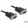 Delock Serial RS-232 DB9 -> Serial RS-232 DB9 M/M adatkábel 3m fekete
