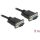 Delock Serial RS-232 DB9 -> Serial RS-232 DB9 M/M adatkábel 5m fekete