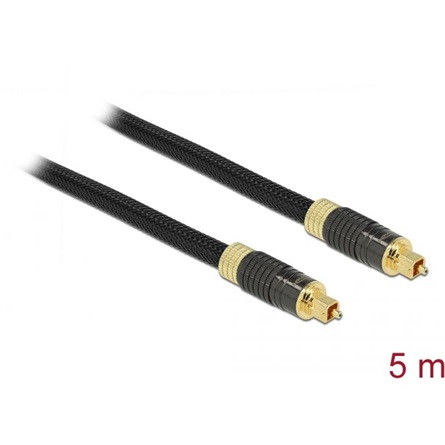 Delock Toslink -> Toslink M/M audio kábel 5m fekete