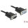Delock Serial RS-232 DB9 -> Serial RS-232 DB9 M/F adatkábel 5m fekete