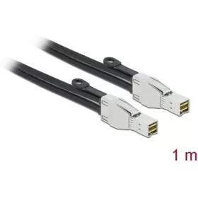   Delock SAS HD SFF-8674 -> SAS HD SFF-8674 M/M adatkábel 1m fekete