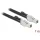 Delock SAS HD SFF-8674 -> SAS HD SFF-8674 M/M adatkábel 1m fekete