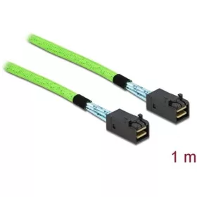   Delock SAS HD SFF-8673 -> SAS HD SFF-8673 M/M adatkábel 1m zöld