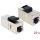 Delock RJ45 CAT5e STP -> RJ45 CAT5e STP F/F keystone modul fém 25db