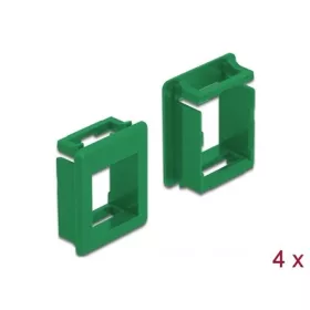 Delock Keystone modultartó tokokhoz (4 db) zöld