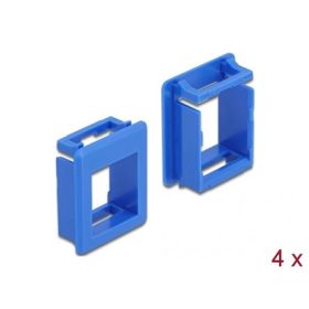 Delock Keystone modultartó tokokhoz (4 db) kék