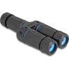 Delock RJ45 CAT6A STP -> 2db RJ45 CAT6A STP M/M adapter fekete IP68