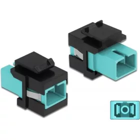   Delock SC Simplex -> SC Simplex F/F keystone modul fekete-kék multi-mode