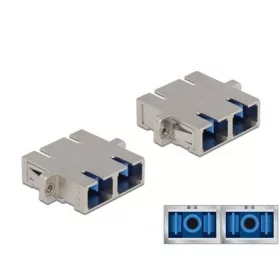   Delock SC Duplex -> SC Duplex F/F adapter fém single-mode