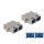 Delock SC Duplex -> SC Duplex F/F adapter fém single-mode
