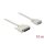 Delock Serial RS-232 DB9 -> D-Sub 25pin M/F adatkábel 10m fehér
