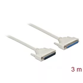   Delock D-Sub 37pin -> D-Sub 37pin M/F adatkábel 3m fehér