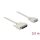 Delock Serial RS-232 DB9 -> D-Sub 25pin M/F adatkábel 0.5m fehér