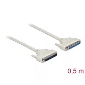   Delock D-Sub 37pin -> D-Sub 37pin M/F adatkábel 0.5m fehér