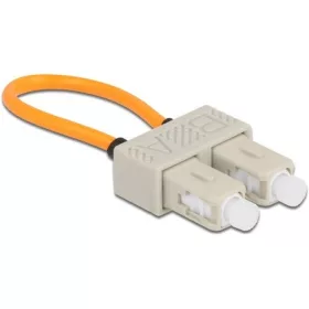   Delock SC Duplex Male adapter narancssárga loopback Adapter SC/OM1 Multi-mode