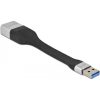 Delock FPC Flat Ribbon Cable 1Gb/s USB3.0 A RJ45 hálózati adapter