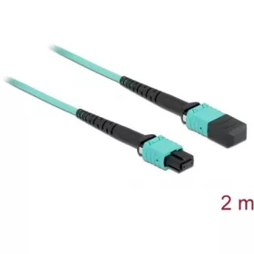   Delock MPO -> MPO F/F adatkábel 2m kék 12 fibers, polarity A, multi-mode OM4, 50/125µm