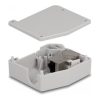 Delock RJ45 CAT6A STP M/M DIN rail adapter Keystone modullal szürke