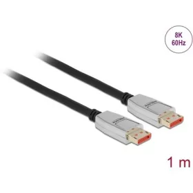   Delock DisplayPort 1.4 -> DisplayPort 1.4 M/M video kábel 1m fekete-szürke