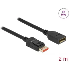   Delock DisplayPort 1.4 -> DisplayPort 1.4 M/F video kábel hosszabbító 2m fekete