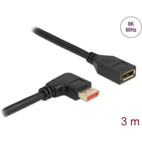   Delock DisplayPort 1.4 -> DisplayPort 1.4 M/F video kábel hosszabbító 3m fekete 90°jobb/egyenes