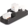 Delock Keystone LSA szett klipszes tartóval RJ45 / RJ11 Cat.6 fekete