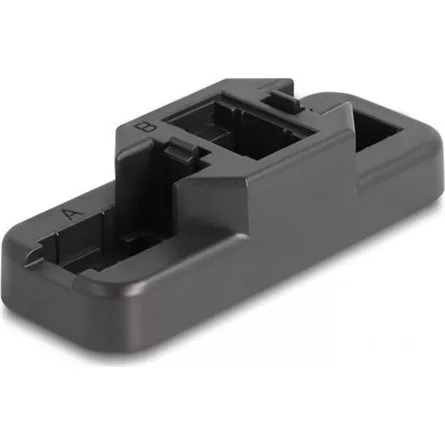 Delock Keystone LSA szett klipszes tartóval RJ45 / RJ11 Cat.6 fekete