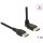 Delock DisplayPort 1.4 -> DisplayPort 1.4 M/M video kábel 1m fekete egyenes/90° fel