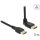 Delock DisplayPort 1.4 -> DisplayPort 1.4 M/M video kábel 3m fekete egyenes/90° fel