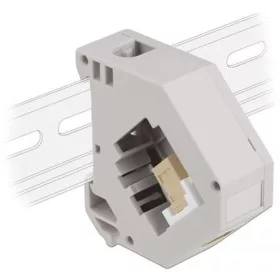   Delock SC Simplex -> SC Simplex F/F keystone DIN-sín panel szürke-barna