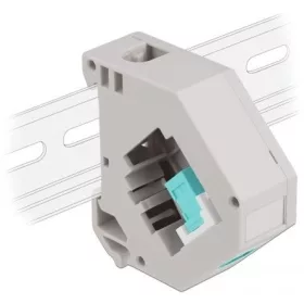   Delock SC Simplex -> SC Simplex F/F keystone DIN-sín panel szürke-türkiz