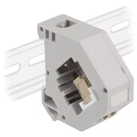   Delock LC Duplex -> LC Duplex F/F keystone DIN-sín panel szürke-barna