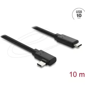   Delock Aktív optikai USB kábel 10 Gbps USB Type-C  csatlakozó, döntött kivitel, 10 m