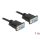 Delock Serial RS-232 DB9 -> Serial RS-232 DB9 F/F adatkábel 1m fekete null modem