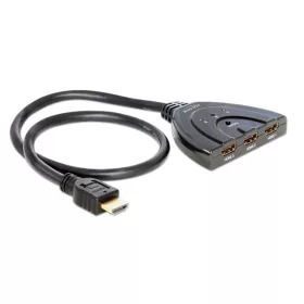   Delock HDMI Switch - 87619 (HDMI kapcsoló kétirányú, 3 x bemenet, 1x kimenet / 1 x bemenet, 3 x kimenet)