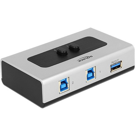 Delock ADA Delock 87667 2portos manuális kétirányú USB3.0 kapcsoló